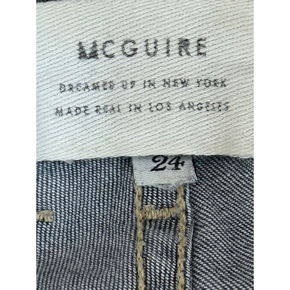 McGuire Denim Skinny Jeans Women's Size 24 Distressed Dark‎ Wash Casual - Picture 3 of 6